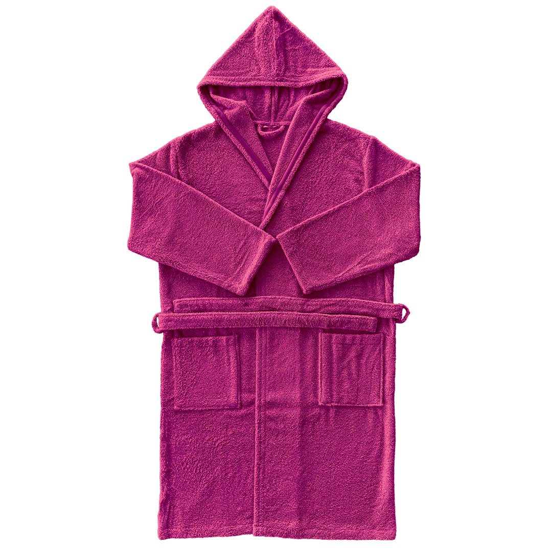 Albornoz Unisex - Albornoz de Ducha para Hombre o Mujer - 100% Algodón, Capucha, Rosa