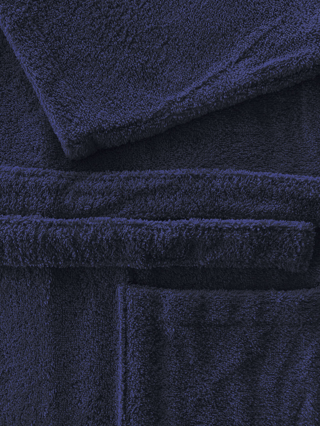 Albornoz Unisex - Albornoz de Ducha para Hombre o Mujer - 100% Algodón, Capucha, Navy Blue