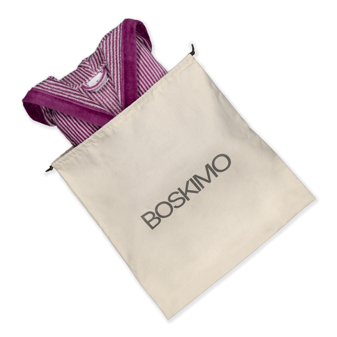 KIDS PARKER FUCSIA - Albornoz Niños adolescentes Algodón: Niño, Infantil - 100% Algodón OEKO-TEX - 2 Bolsillos, Cinturón, Capucha, Albornoces Felpa muy suave con bordados para niños