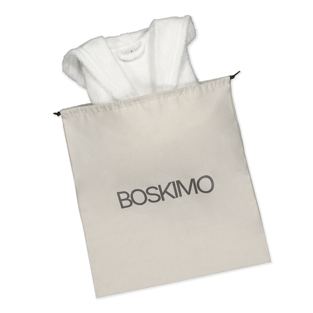 KIDS PREMIUM BLANCO - Albornoz Niños adolescentes Algodón: Niño, Infantil - 100% Algodón OEKO-TEX - 2 Bolsillos, Cinturón, Capucha, Albornoces Felpa muy suave con bordados para niños