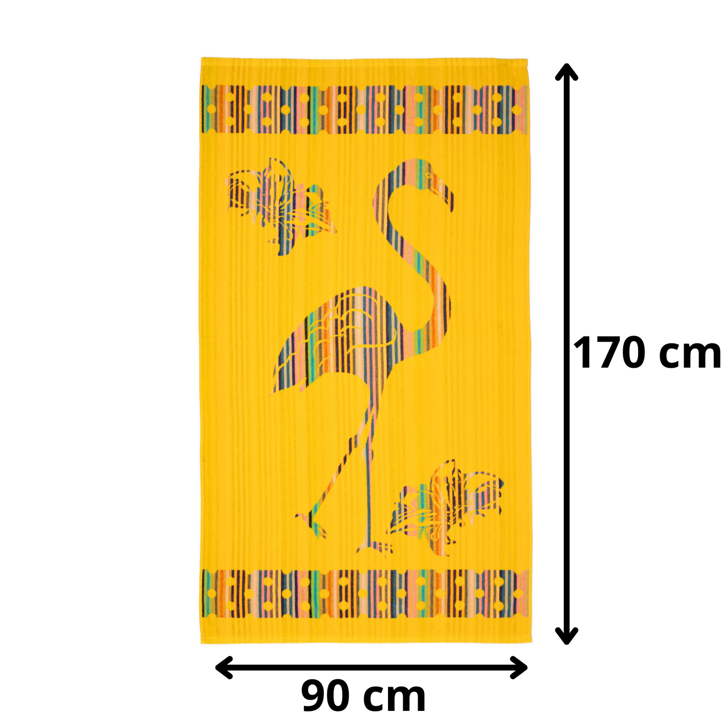 BOSKIMO Toalla de Playa Split 1 Grande 90x170 cm – 100 % Algodón Rizo de Alta Calidad – Suave, Absorbente y de Secado Rápido – Fabricada en Portugal – Estilo Premium en Colores Vivos – Ideal para Playa y Piscina