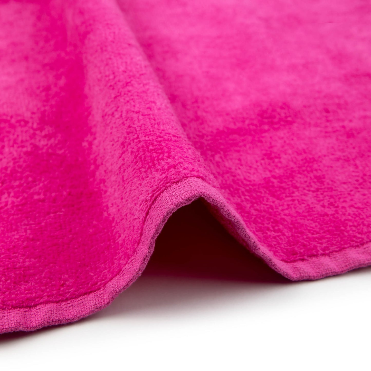 BOSKIMO Toalla de Playa Popa Fucsia Grande 90x170 cm – 100 % Algodón Rizo de Alta Calidad – Suave, Absorbente y de Secado Rápido – Fabricada en Portugal – Estilo Premium en Colores Vivos – Ideal para Playa y Piscina