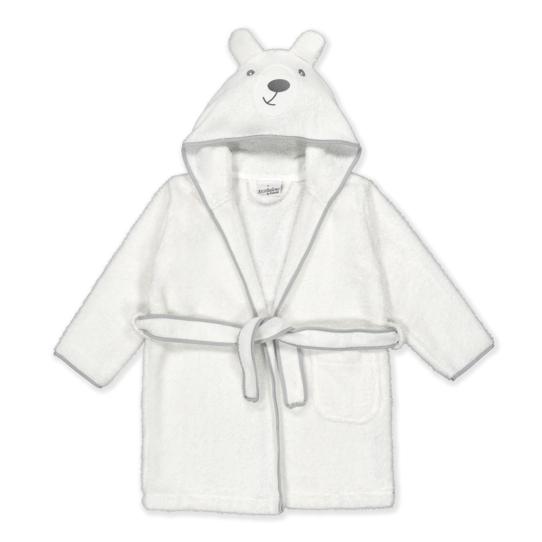 KIDS YOGUI- Albornoz Niños adolescentes Algodón: Niño, Infantil - 100% Algodón OEKO-TEX - 2 Bolsillos, Cinturón, Capucha, Albornoces Felpa muy suave con bordados para niños