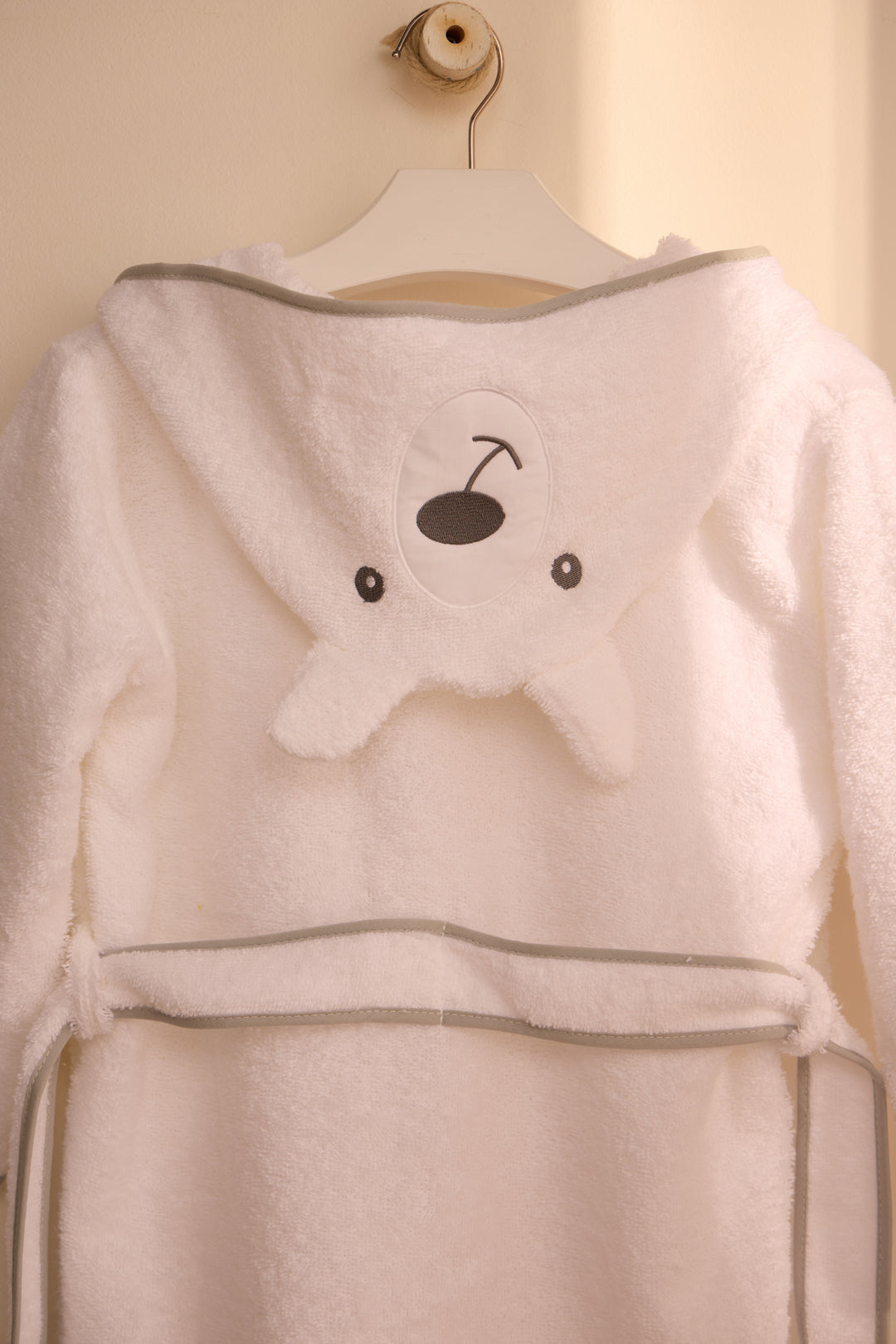 KIDS YOGUI- Albornoz Niños adolescentes Algodón: Niño, Infantil - 100% Algodón OEKO-TEX - 2 Bolsillos, Cinturón, Capucha, Albornoces Felpa muy suave con bordados para niños