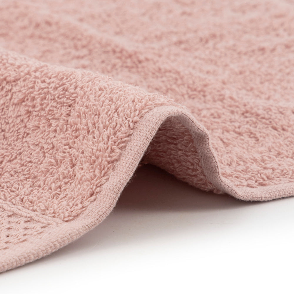 Juego de Toallas de baño - Toalla grande de Ducha, Toalla de Manos y Toalla de lavabo - 100% Algodón - 450 g/m2 Rosa