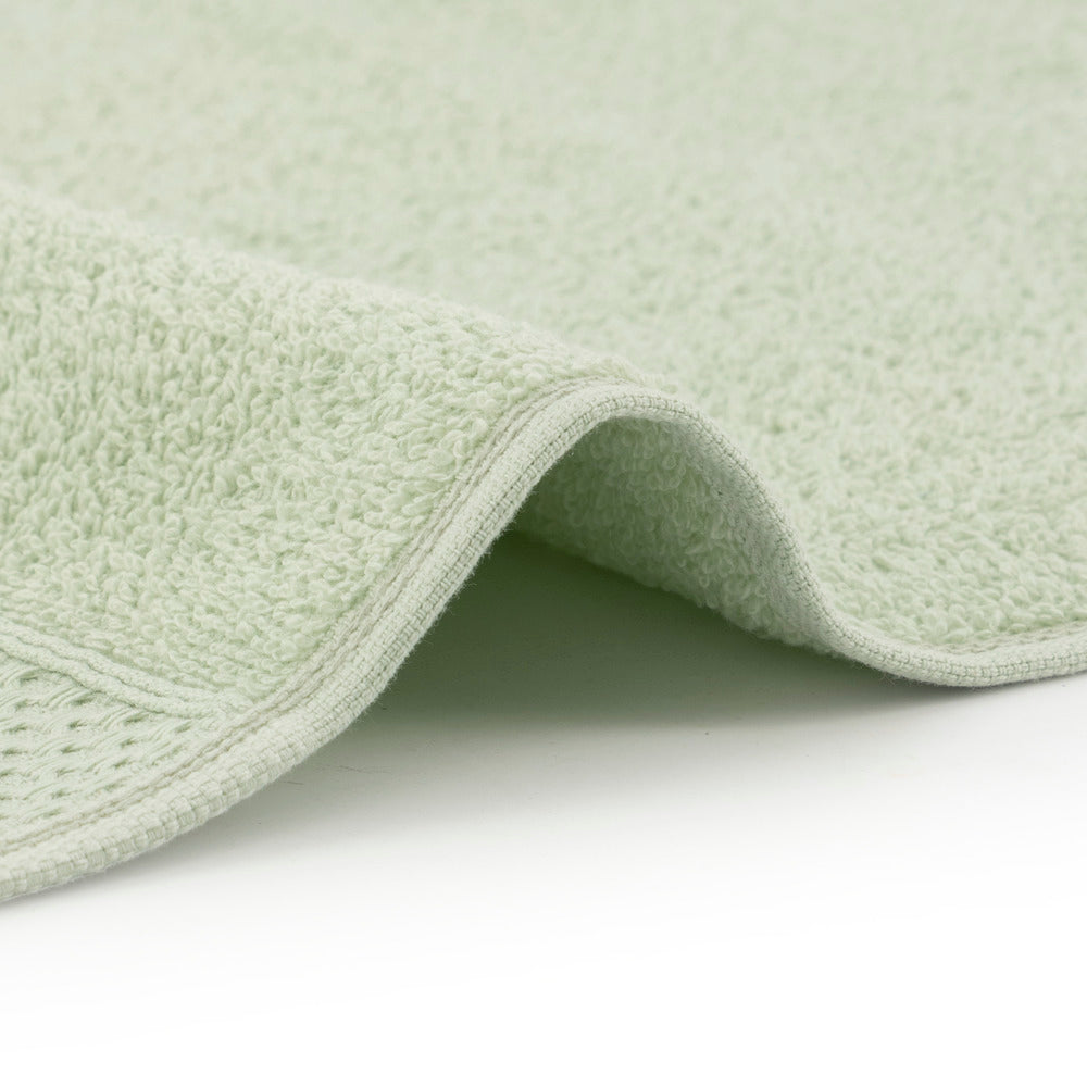 Juego de Toallas de baño - Toalla grande de Ducha, Toalla de Manos y Toalla de lavabo - 100% Algodón - 450 g/m2 Verde