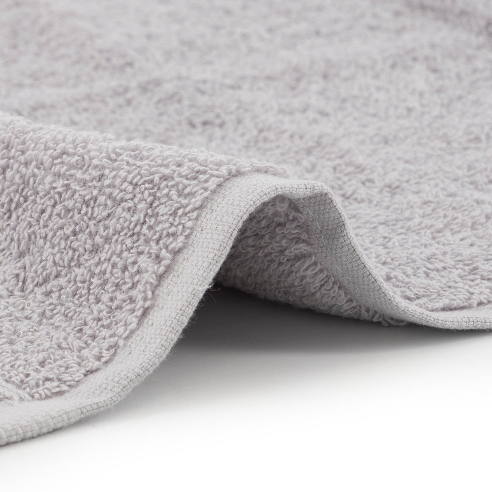 Juego de Toallas de baño - Toalla grande de Ducha, Toalla de Manos y Toalla de lavabo - 100% Algodón - 450 g/m2 Gris