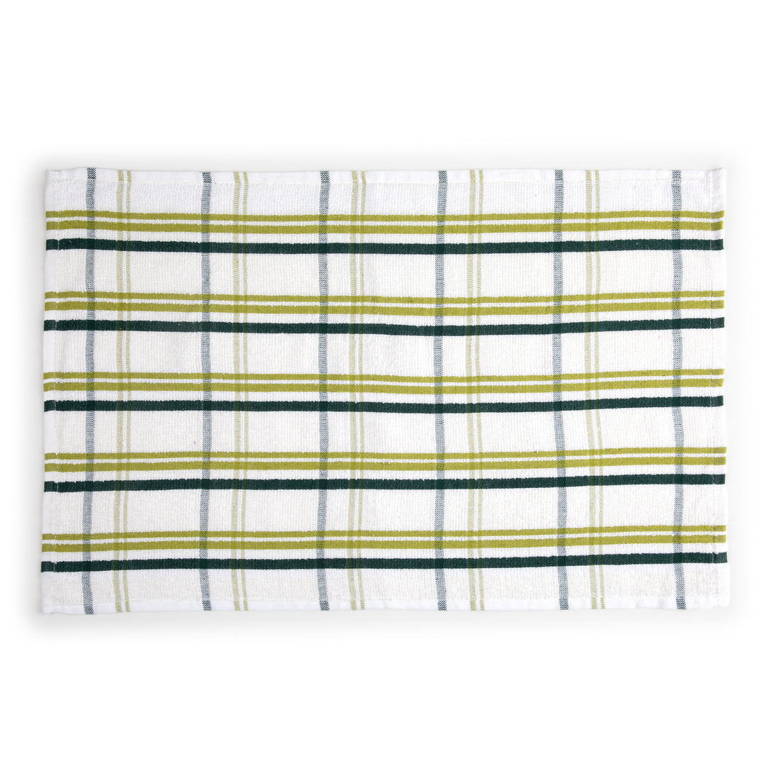 Paños de Cocina Algodón BOSKIMO Premium – Pack de 6 Trapos de Cocina Microfibra y Rizo, Trapos Cocina Algodón Absorbentes, Paños de Limpieza Color Verde Botella