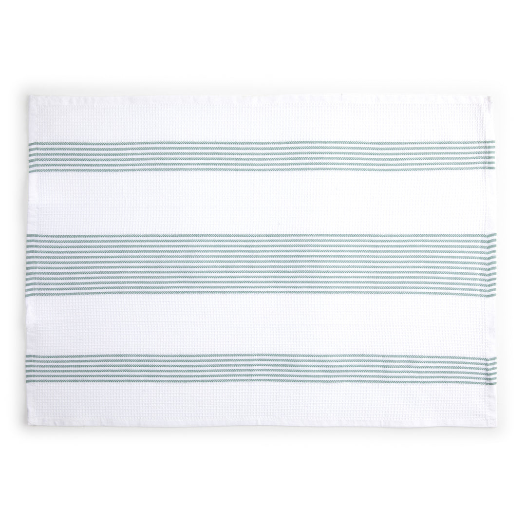 Paños de Cocina Algodón BOSKIMO Premium – Pack de 6 Trapos de Cocina Microfibra y Rizo, Trapos Cocina Algodón Absorbentes, Paños de Limpieza Color Verde Natural