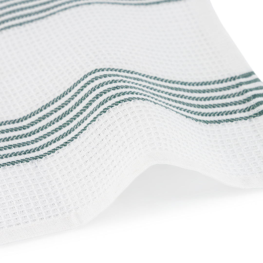 Paños de Cocina Algodón BOSKIMO Premium – Pack de 6 Trapos de Cocina Microfibra y Rizo, Trapos Cocina Algodón Absorbentes, Paños de Limpieza Color Verde Natural