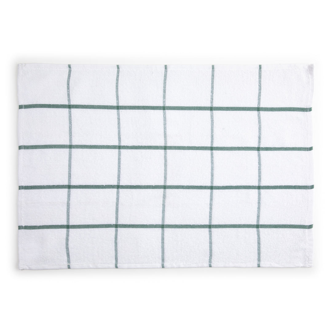 Paños de Cocina Algodón BOSKIMO Premium – Pack de 6 Trapos de Cocina Microfibra y Rizo, Trapos Cocina Algodón Absorbentes, Paños de Limpieza Color Verde Natural