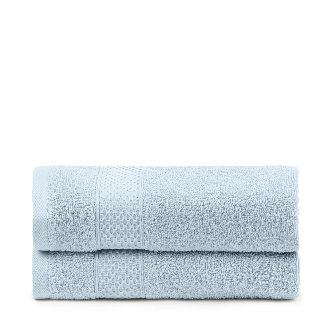 Juego de Toallas de baño - Toalla grande de Ducha, Toalla de Manos y Toalla de lavabo - 100% Algodón - 450 g/m2 Azul